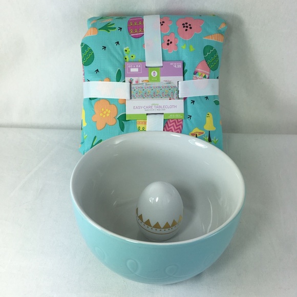 Threshold Dining Easter Egg Bowl Peva Tablecloth Target Poshmark